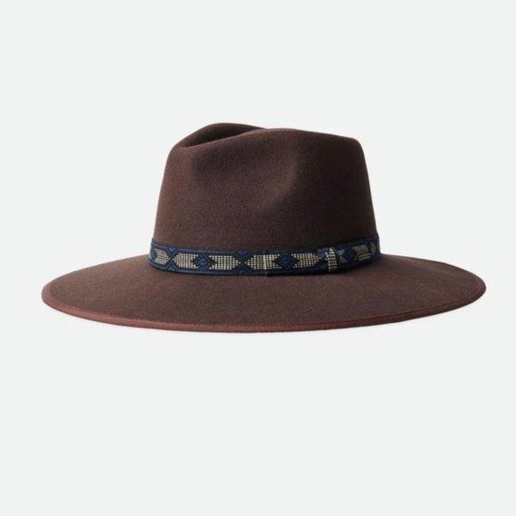 Brixton Jo Rancher Hat Deep Brown